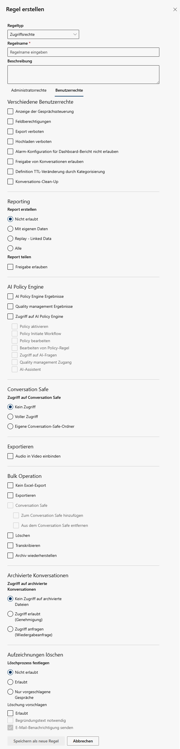 Zugriffsrechte − Benutzerrechte konfigurieren
