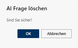 AI Frage löschen