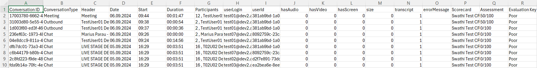 Quality Management XLSX Datei