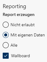 Reporting