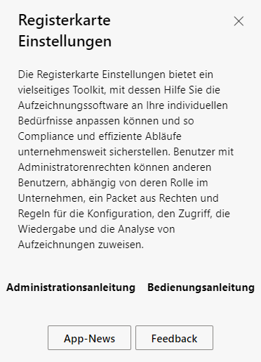 Hilfe Beispiel Einstellungen
