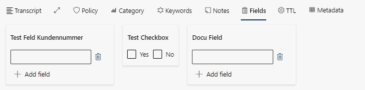 Post-editing detail view tab Fields