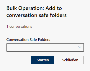 Bulk-Operation Conversation Safe