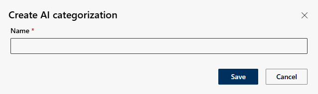 Add AI categorization