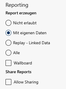 Reporting